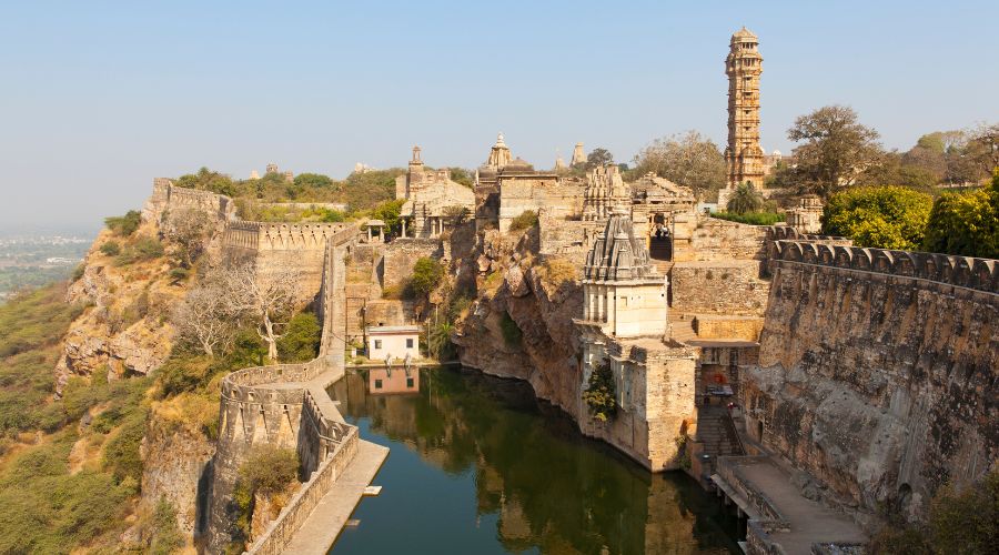 Chittor Fort at Chittorgarh city- World Heritage Hill Forts of Rajasthan