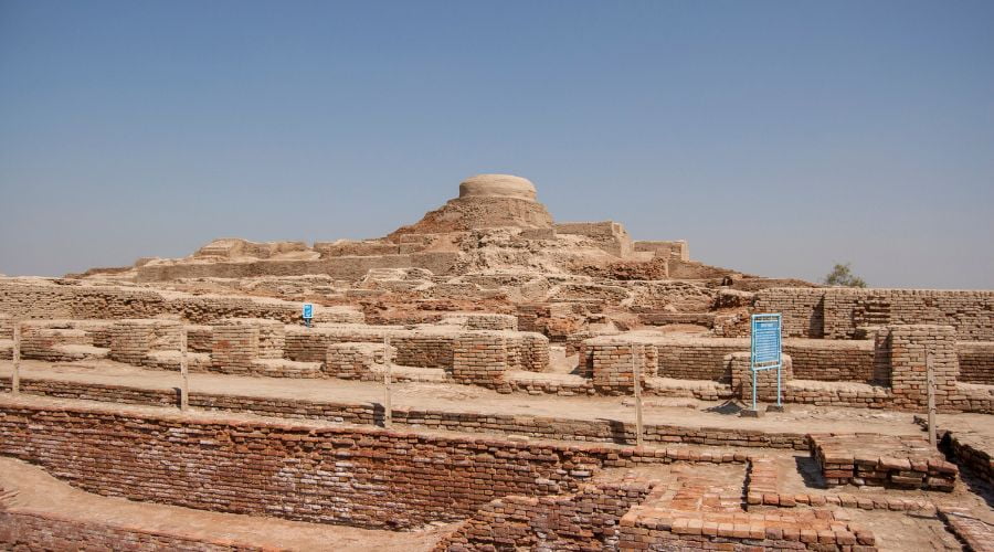 Archaeological Ruins at Moenjo-daro - World Heritage Sites in Pakistan